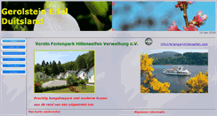 Desktop Screenshot of ferienparkhillenseifen.com